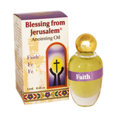 Natural Authentic Anointing Oil Faith by Ein Gedi Blessed from Jerusalem 0,4 fl.oz (12 ml)
